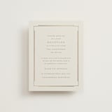 "Illusion" - Reception Cards in Sand by Jackie Mangiolino - Front
