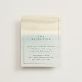 "Contemplate" - Reception Cards in Sand by Janean Hinger - Front
