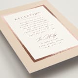 "Romantic Frame" - Reception Cards in Peony by Wildfield Paper Co - Detail