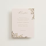 "Classique" - Reception Cards in Spun Sugar by Jessica Williams - Front