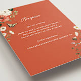 "Fleur" - Reception Cards in Verona Sunset by Sarah Knight - Detail