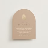 "Sunset by the Sea" - Reception Cards in Tan by lulu and isabelle - Front