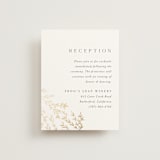 "Swoon" - Reception Cards in Cotton by Carolyn Nicks - Front