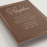 "Playbill" - Reception Cards in Midnight Forest by Morgan Kendall - Detail