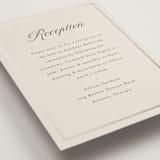 "Tux" - Reception Cards in Antique by Nicole Walsh - Detail