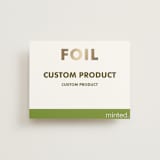 "Landscape Custom" - Reception Cards in Golden by Minted Custom - Front
