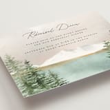 "montagna" - Rehearsal Dinner Cards in Forest by Petra Kern - Detail