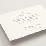 "In Love" - Rehearsal Dinner Cards in Cotton by Vanessa Doyle - Detail