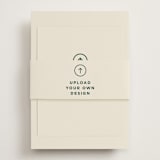 "Upload Your Own Design" - Rehearsal Dinner Cards in A by Minted - Assembled with Belly Band