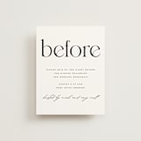 "Photographie" - Rehearsal Dinner Cards in Noir by Christie Garcia - Front