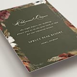 "poetique" - Rehearsal Dinner Cards in Autumn by Kate Ahn - Detail