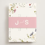 "Untied" - Rehearsal Dinner Cards in Sherbert by Erin Hodges - Assembled with Belly Band