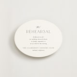 "Grande" - Rehearsal Dinner Cards in Cotton by Carolyn Nicks - Front