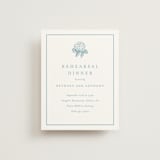 "Hydrangea bloom" - Rehearsal Dinner Cards in Seaside by Stacey Meacham - Front