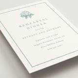"Hydrangea bloom" - Rehearsal Dinner Cards in Seaside by Stacey Meacham - Detail