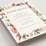 "Lush" - Rehearsal Dinner Cards in Magenta by Susan Moyal - Detail