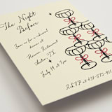 "Vintage Lovers" - Rehearsal Dinner Cards in Champagne by Helena Vitto - Detail
