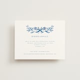 "Royal" - Rehearsal Dinner Cards in Cobalt by Petra Kern - Front