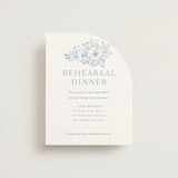 "Wild Roses" - Rehearsal Dinner Cards in Nova by Kristen Smith - Front