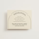 "Sealed" - Rehearsal Dinner Cards in Daisy by Baumbirdy - Front