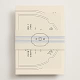 "Sealed" - Rehearsal Dinner Cards in Daisy by Baumbirdy - Assembled with Belly Band