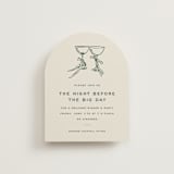 "Campania" - Rehearsal Dinner Cards in Sorbetto by Megan Davis - Front