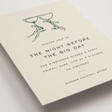 "Campania" - Rehearsal Dinner Cards in Sorbetto by Megan Davis - Detail