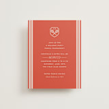 "Racquet" - Rehearsal Dinner Cards in Verona Sunset by Megan Davis - Front