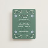 "Botanical" - Rehearsal Dinner Cards in Garden by Kelly Watkins - Front