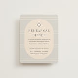 "nautical nuptials" - Rehearsal Dinner Cards in Sea Breeze by Rebecca Durflinger - Front