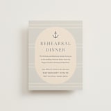 "nautical nuptials" - Rehearsal Dinner Cards in Sea Breeze by Rebecca Durflinger - Front