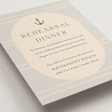 "nautical nuptials" - Rehearsal Dinner Cards in Sea Breeze by Rebecca Durflinger - Detail