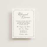 "Southern Soul" - Rehearsal Dinner Cards in Cloudy by Sherley Ferreira - Front