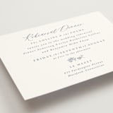 "Close to my Heart" - Rehearsal Dinner Cards in Twilight Whisper by Design Lotus - Detail