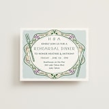"Sierra" - Rehearsal Dinner Cards in Spruce by Paper Sun Studio - Front