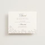 "vintage flourishes" - Rehearsal Dinner Cards in Natural by BR Designs - Front