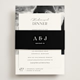 "Have and Hold" - Rehearsal Dinner Cards in Porcelain by Eric Clegg - Assembled with Belly Band