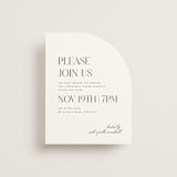"Clarity" - Rehearsal Dinner Cards in Diamond by Heather Cairl - Front