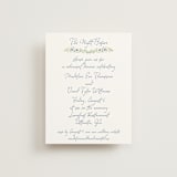 "Meadow Whisper" - Rehearsal Dinner Cards in Meadow by Petra Kern - Front