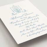 "Royalty" - Rehearsal Dinner Cards in Capri by Creo Study - Detail