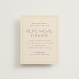 "palmetto" - Rehearsal Dinner Cards in Lemon by Ellen Schlegelmilch - Front