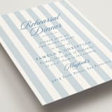 "Scripted" - Rehearsal Dinner Cards in Capri by Creo Study - Detail