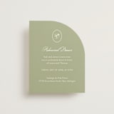 "Summer Fields" - Rehearsal Dinner Cards in Petal by Lisa Joanna Harrison - Front