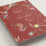 "whimsey floral" - Rehearsal Dinner Cards in English Garden by Phrosné Barwood - Detail