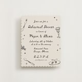 "simple monogram" - Rehearsal Dinner Cards in Lace by Cass Loh - Front