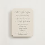 "Let's Say I Do" - Rehearsal Dinner Cards in Ivory by Petra Kern - Front