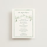 "Plain Air" - Rehearsal Dinner Cards in Meadow by Petra Kern - Front