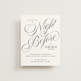 "Mirin" - Rehearsal Dinner Cards in Diamond by Kate Ahn - Front