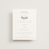 "Be With You" - Rehearsal Dinner Cards in French by Design Lotus - Front