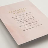"Ribbonly Frame" - Rehearsal Dinner Cards in Blush by Itsy Belle Studio - Detail